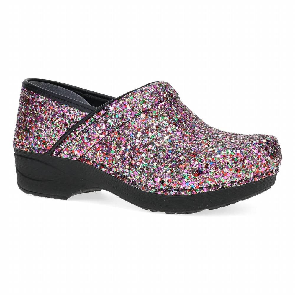 NEW DANSKO women's xp 2.0 clog in pink glitter